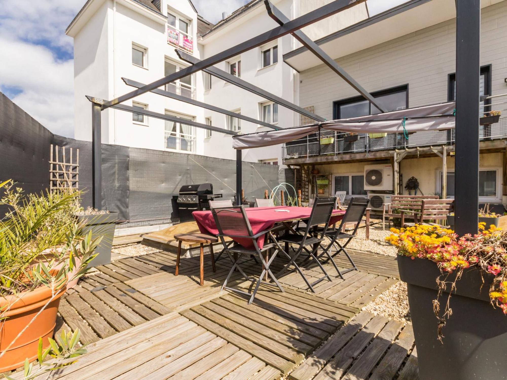 Maison De Ville A St Nazaire, Pres Du Front De Mer, Climatisee, 3 Chambres Avec Sdb Privatives, Wifi - Fr-1-306-1203 Сен-Назар Екстериор снимка
